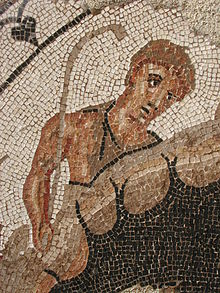 Faustulus - Mosaic de Font de Mussa - Museu de Prehistoria de Valencia.JPG