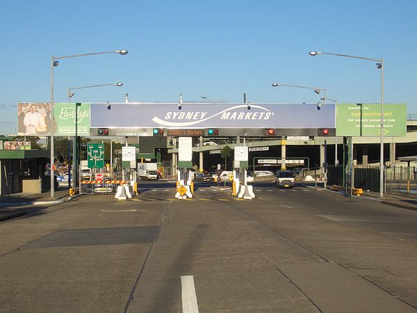 Entrance to the Sydney Markets