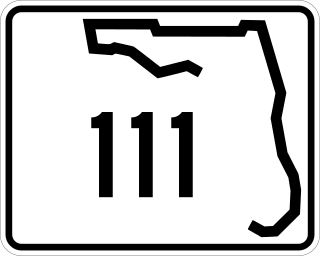 <span class="mw-page-title-main">Florida State Road 111</span> State highway in Florida, United States