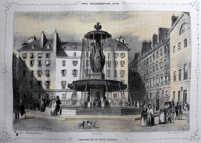 File:Fontaine de la Place Louvois 1840.jpg