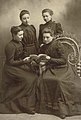 Four Elkhart Institute Ladies with Book, undated (11467224905).jpg