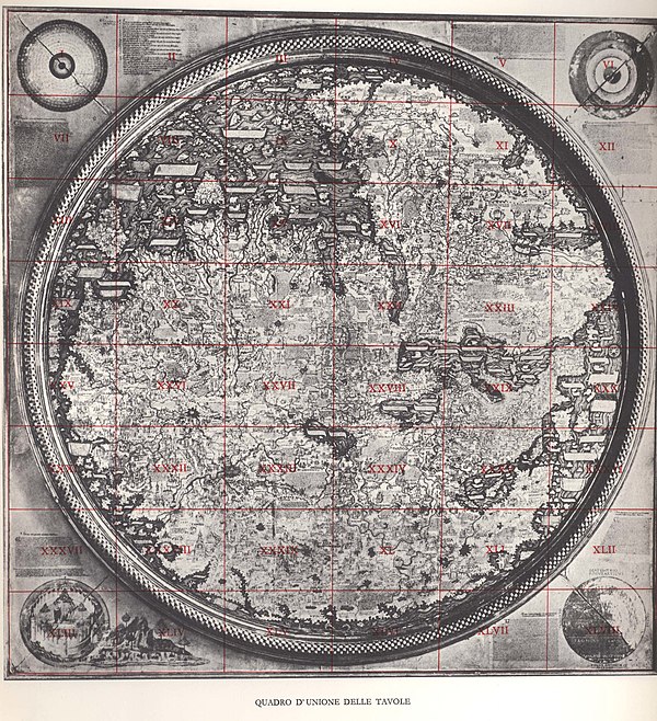 Fișă de compilare a hărții Fra Mauro