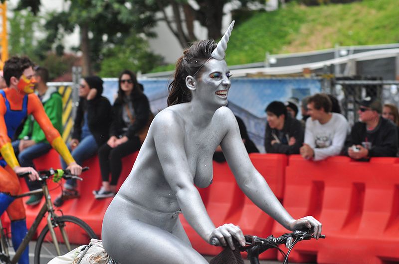 File:Fremont Solstice Parade 2016 - Cyclists 100.jpg