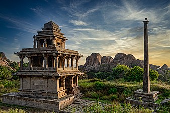 Galimantapa in Chitradurga Fort, Karnataka secured 1st place in Wiki Loves Monuments 2021 in India