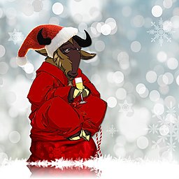 GNU Christmas card simple