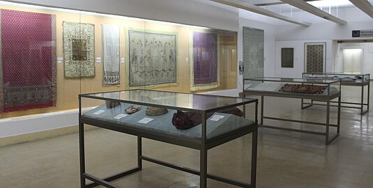 Another view of the Textiles Gallery
