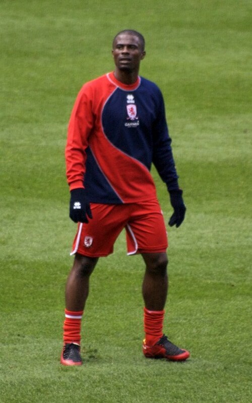 Boateng playing for Middlesbrough in 2008