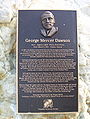 Plaque of George Dawson in Dawson City