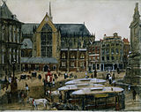George Hendrik Breitner:Gezicht op de Dam te Amsterdam, Rijksmuseum, Amsterdam