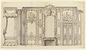 Design al camerei Prințului de Rohan (Hôtel de Soubise, Paris), 1735-1736, de Germain Boffrand