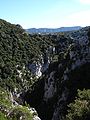 Gorges de Galamus dans les Pyrénées, France