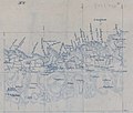 Carte du littoral de Goulien et Cléden-Cap-Sizun datant de la période 1778-1785.