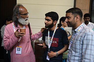 Kashmiri Wikimedians in conversation with Goutam Dutta