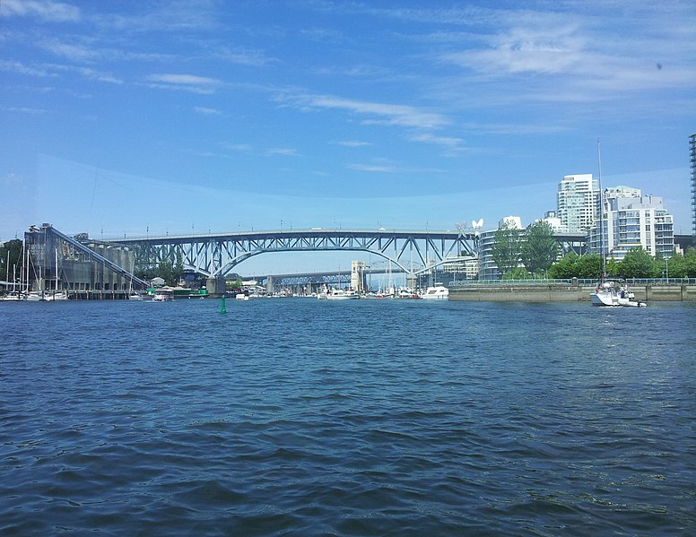 File:Granville Bridge, with Burrard Bridge Beyond - panoramio.jpg