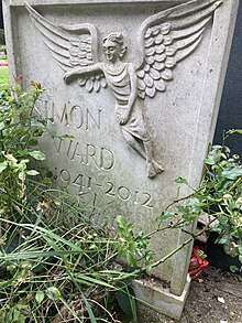 Grave of Simon Ward in Highgate Cemetery