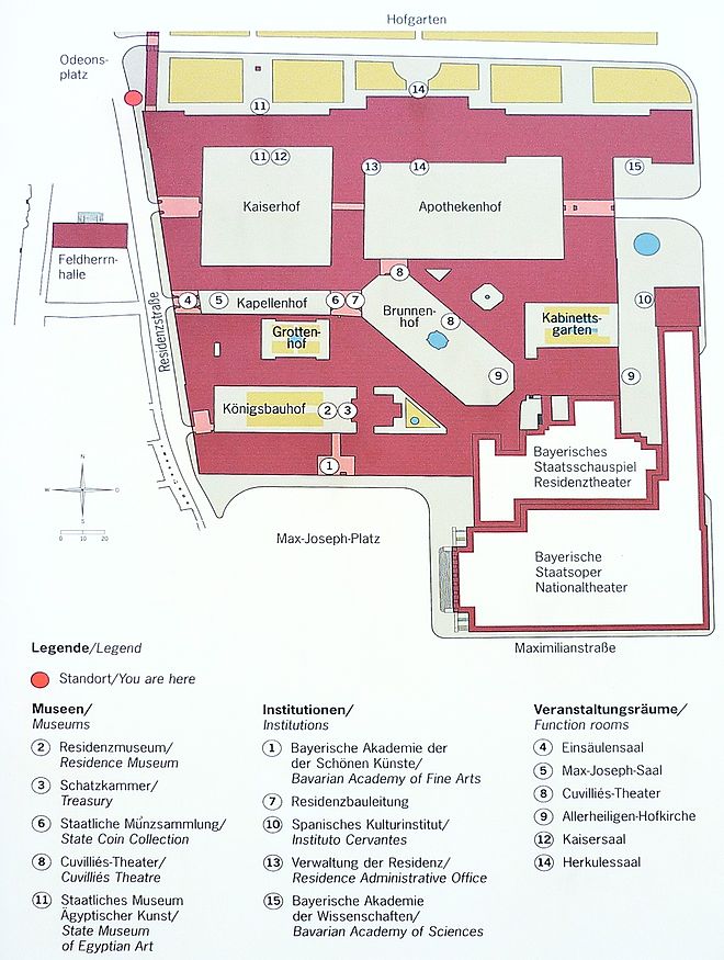 Plan of the Residenz