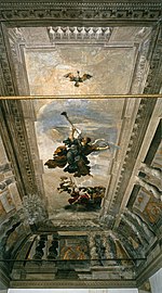 Guercino - peinture au plafond, Casino dell'Aurora, 11aurora.jpg