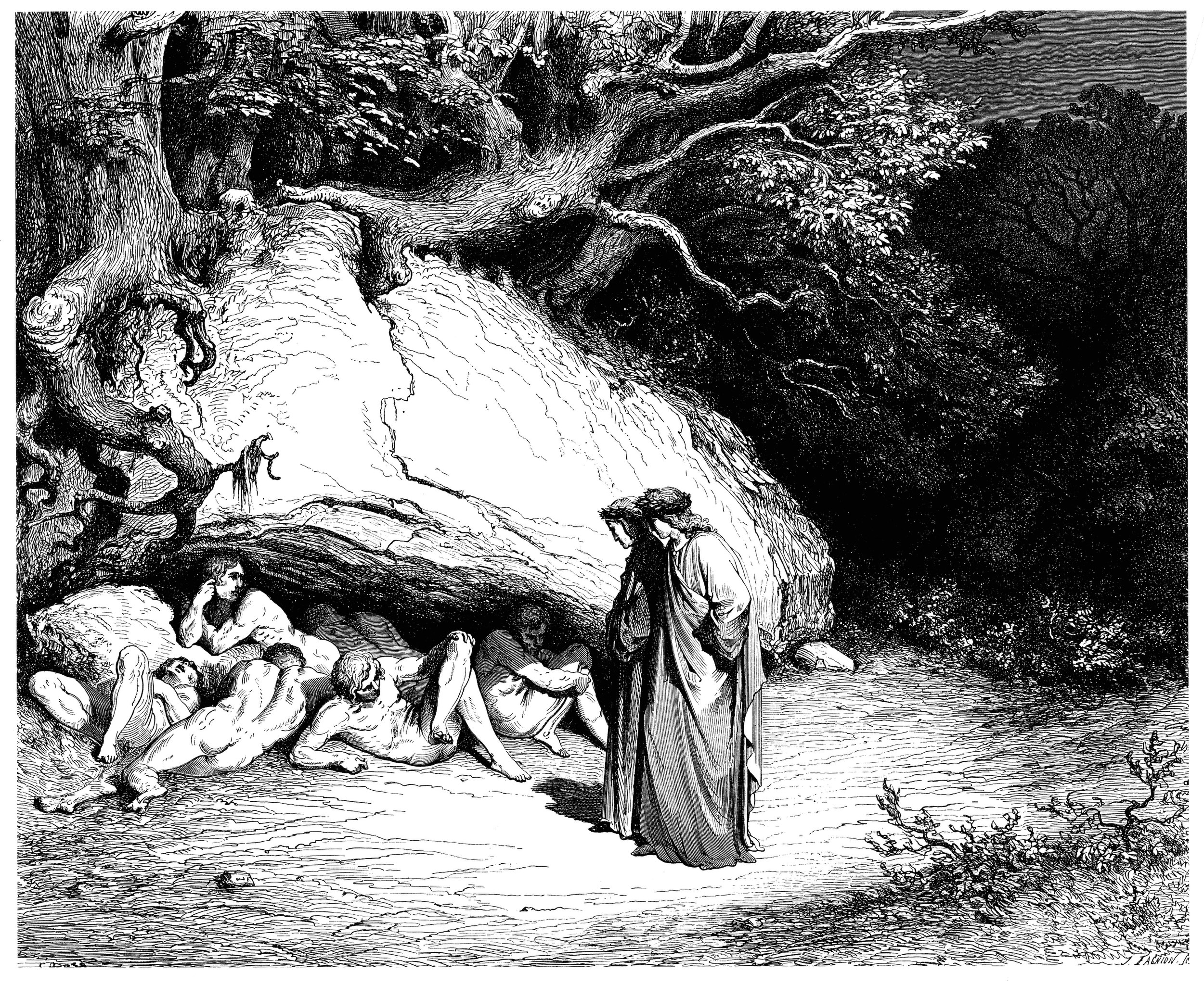 File:Gustave Doré - Dante Alighieri - Inferno - Plate 8 (Canto III