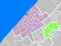 Lage des Stadtbezirkes Leidschenveen-Ypenburg in Den Haag