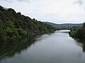 La Meuse vue du pont.
