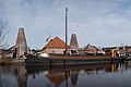 Hasselt, bed&breakfast de Oude Jan with two monumental lime kilns