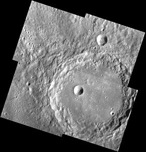 Heine crater MESSENGER NAC mosaic.jpg