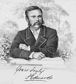 Henry Edwards engraving with sig