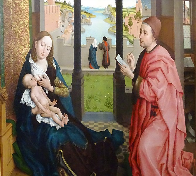 File:Hermitage Rogier van der Weyden St Luke drawing the Virgin.jpg