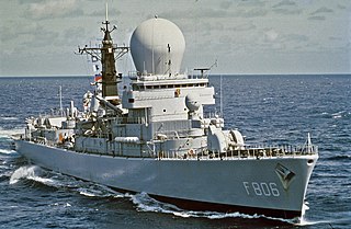 HNLMS <i>De Ruyter</i> (F806) Dutch frigate in service from 1976 to 2001