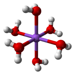Na·(κ1-H2O)6 - Natrium met 6 water ligande, wat elk dentisiteit van een het
