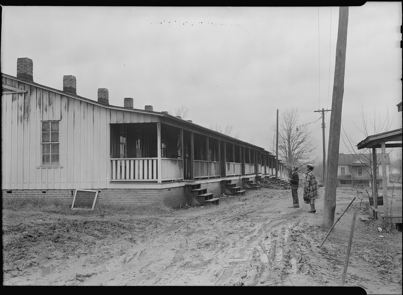 File:High Point, North Carolina - Housing. Row of shacks occupied by colored textile and furniture workers - High Point... - NARA - 518533.tif