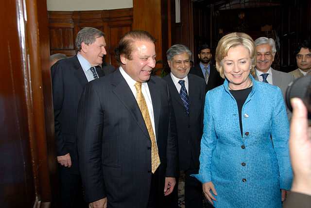 The senior and integral party leadership meeting with US Secretary of State Hillary Clinton and Richard Holbrooke in 2009