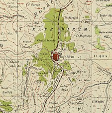 Historical map series for the area of Kafr Bir'im (1940s).jpg