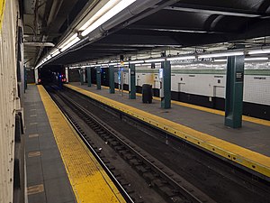 IND Crosstown Bedford-Nostrand Avenues Southbound Platform.jpg