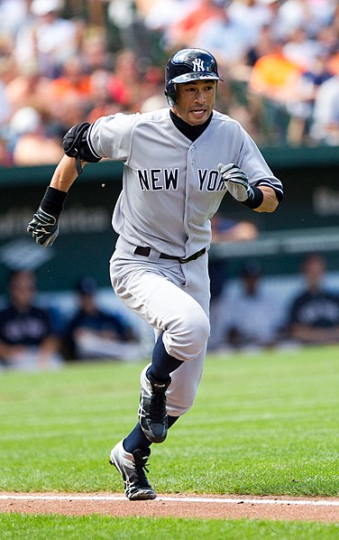 Ichiro Suzuki was traded to the Yankees later in his career in 2012.