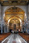Interior of Basilica di Santa Prassede, Rome.JPG