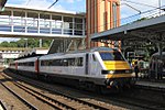 A Greater Anglia train at Ipswich in June 2014