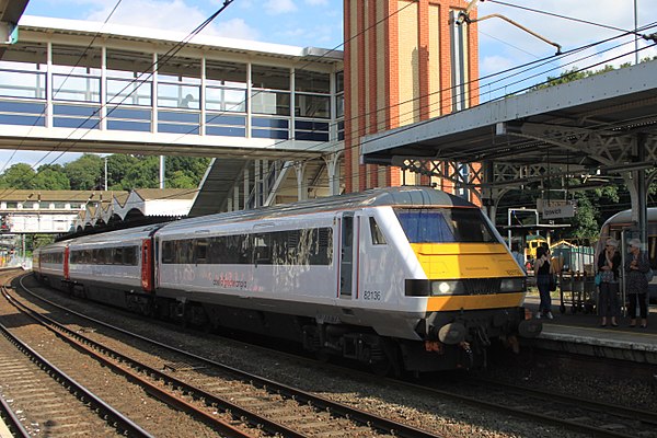 Greater Anglia Driving Van Trailer at Ipswich in June 2014