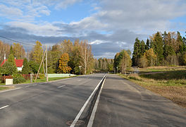 La rue Piibe à Aegviidu