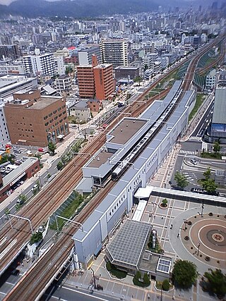 <span class="mw-page-title-main">Shin-Nagata Station</span> Railway and metro station in Kobe, Japan