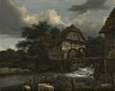 Jeykob van Ruisdael - Ikki suv tegirmoni va ochiq shlyuz - 82.PA.18 - J. Pol Getti muzeyi.jpg