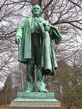 James Beardsley Monument at Beardsley Park in Bridgeport