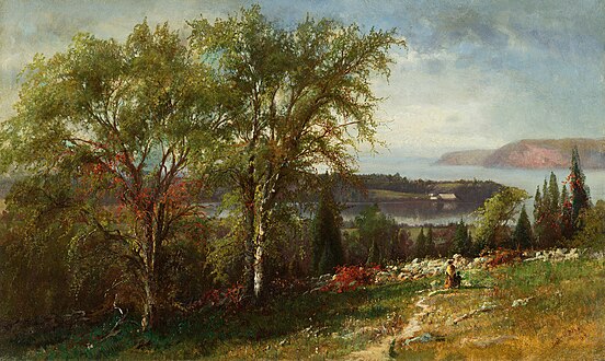 Hudson River at Croton Point (1869)