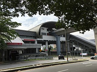 <span class="mw-page-title-main">Lembah Subang LRT station</span>