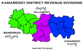 Kamareddy District Revenue divisions