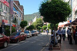 Rua do centro de Karabük