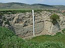 Karanovo tell, Bulgaria, excavation stratigraphy.[23][24]