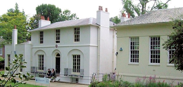 Keats House, Hampstead, where Keats wrote his Ode to a Nightingale