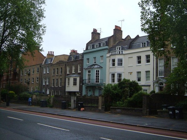 Kennington Road was constructed in 1751, and houses were soon built along it.