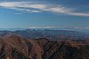 花房山から望む高賀三山、遠景は冠雪した中央アルプス と南アルプス（2012年11月25日）
